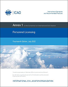 ICAO Annex 1 - Personnel Licensing 14th Edition