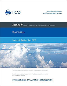 ICAO Annex 9 - Facilitation 16th Edition