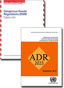 Road and Air Pack - UN ADR 2023 and IATA DGR 65th Edition